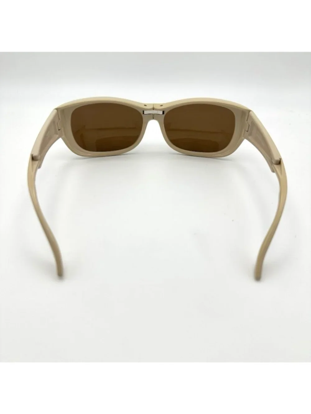 Haven Morgan Beige FitOver Folding Polarized Sunglasses Rhinestones 3HVM46B1S3AD